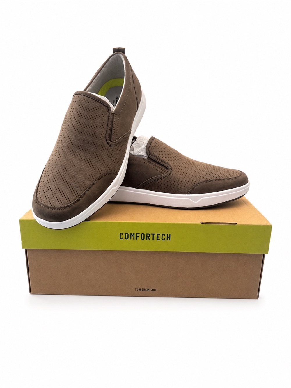 Brand New Florsheim Men’s Slip-On Casual Shoes - Brown